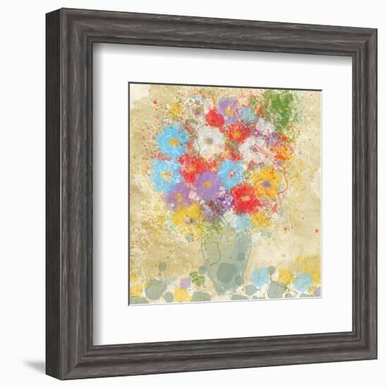 Bright Flowers II-Irena Orlov-Framed Art Print