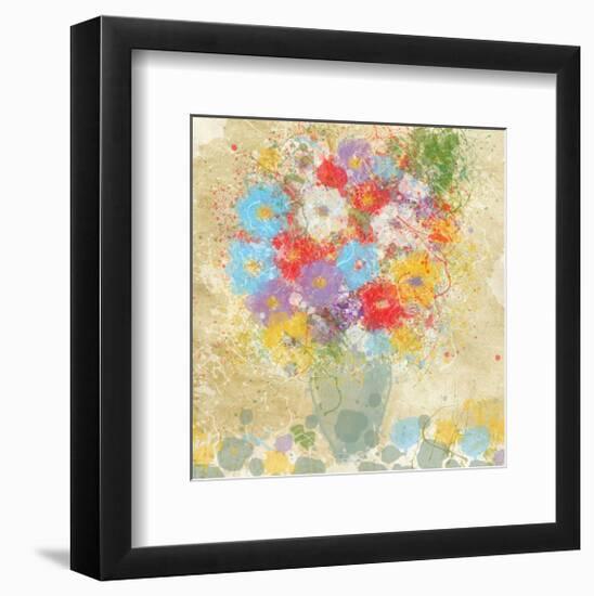 Bright Flowers II-Irena Orlov-Framed Art Print