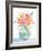 Bright Flowers II-Aria K-Framed Art Print