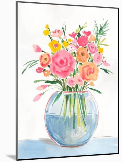 Bright Flowers II-Aria K-Mounted Art Print