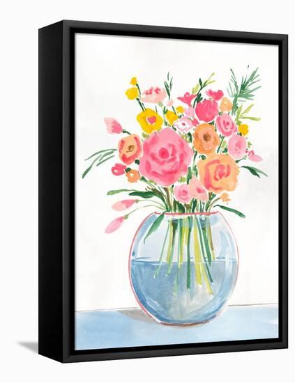 Bright Flowers II-Aria K-Framed Stretched Canvas