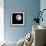 Bright Full Moon in a Black Night Sky-Janis Miglavs-Framed Photographic Print displayed on a wall