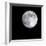 Bright Full Moon in a Black Night Sky-Janis Miglavs-Framed Photographic Print