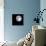 Bright Full Moon in a Black Night Sky-Janis Miglavs-Mounted Photographic Print displayed on a wall