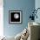 Bright Full Moon in a Black Night Sky-Janis Miglavs-Framed Photographic Print displayed on a wall