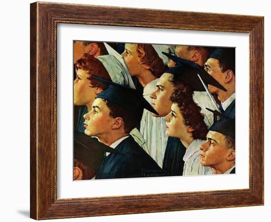 Bright Future Ahead-Norman Rockwell-Framed Giclee Print