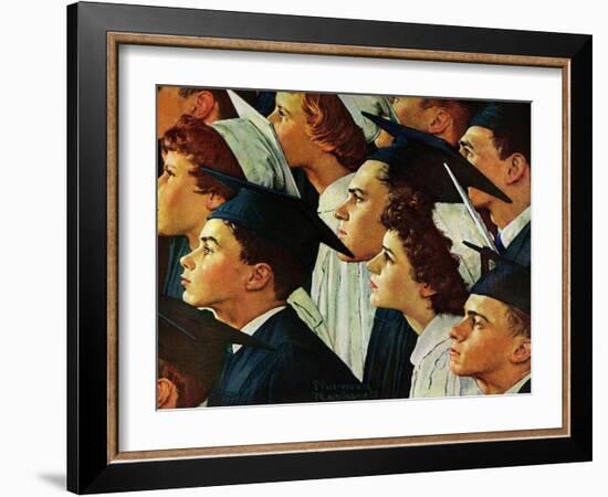 Bright Future Ahead-Norman Rockwell-Framed Giclee Print