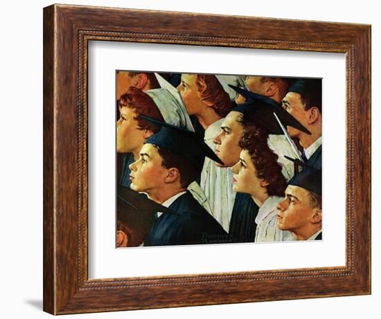 Bright Future Ahead-Norman Rockwell-Framed Giclee Print