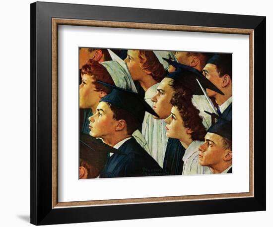 Bright Future Ahead-Norman Rockwell-Framed Giclee Print