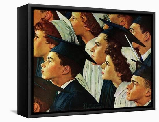 Bright Future Ahead-Norman Rockwell-Framed Premier Image Canvas