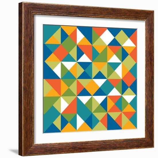 Bright Geometrics I-N. Harbick-Framed Art Print