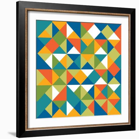 Bright Geometrics I-N. Harbick-Framed Art Print