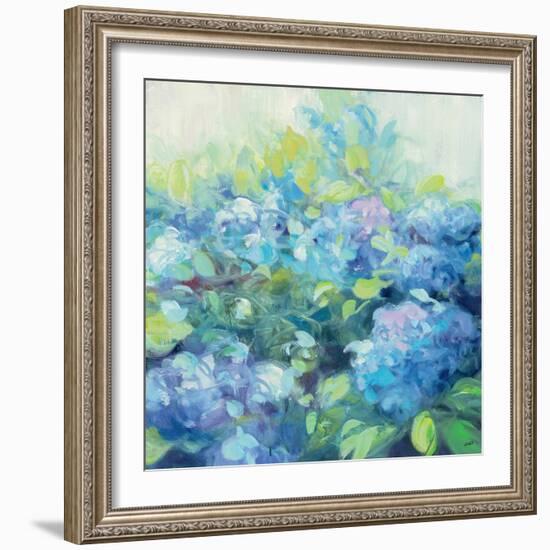 Bright Hydrangea II-Julia Purinton-Framed Art Print