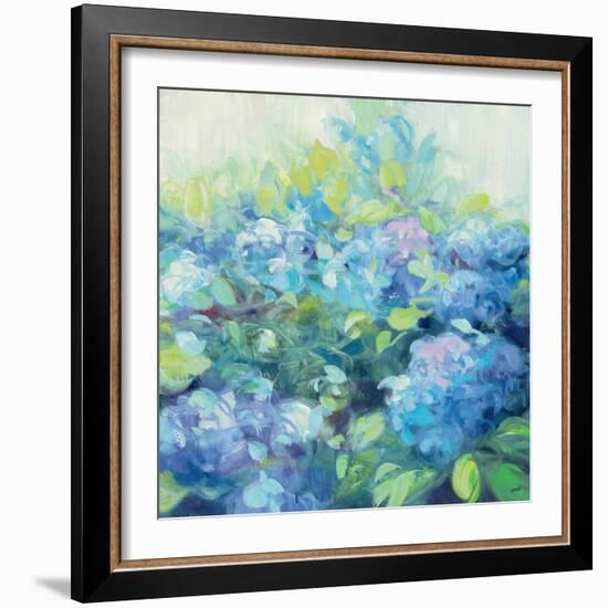 Bright Hydrangea II-Julia Purinton-Framed Art Print