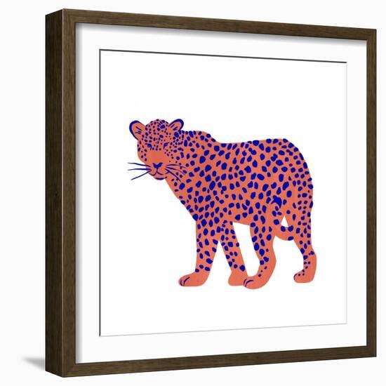 Bright Leopard I-Emma Scarvey-Framed Art Print