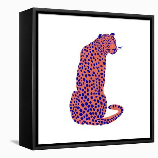 Bright Leopard II-Emma Scarvey-Framed Stretched Canvas