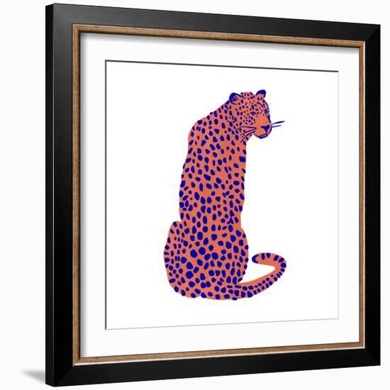 Bright Leopard II-Emma Scarvey-Framed Premium Giclee Print