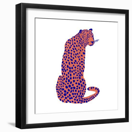 Bright Leopard II-Emma Scarvey-Framed Premium Giclee Print