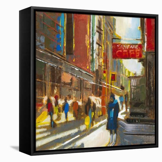 Bright Lights, Big City III-Liz Jardine-Framed Stretched Canvas