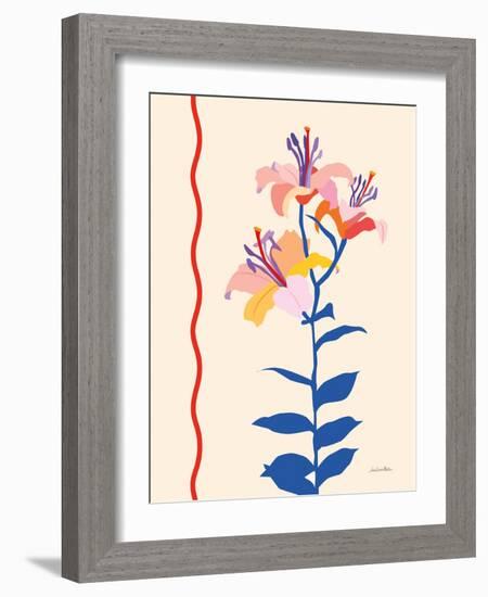 Bright Lilies-Sara Zieve Miller-Framed Art Print