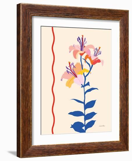 Bright Lilies-Sara Zieve Miller-Framed Art Print