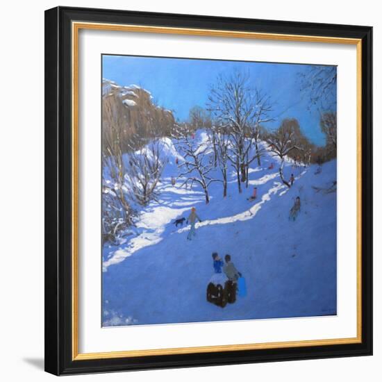 Bright Morning at Black Pool, 2009-Andrew Macara-Framed Giclee Print