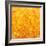 Bright Orange Scattered Triangles Background-Enka Parmur-Framed Art Print