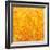 Bright Orange Scattered Triangles Background-Enka Parmur-Framed Art Print