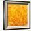 Bright Orange Scattered Triangles Background-Enka Parmur-Framed Art Print