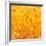 Bright Orange Scattered Triangles Background-Enka Parmur-Framed Art Print