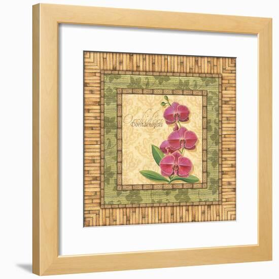 Bright Orchids IV-Charlene Audrey-Framed Art Print