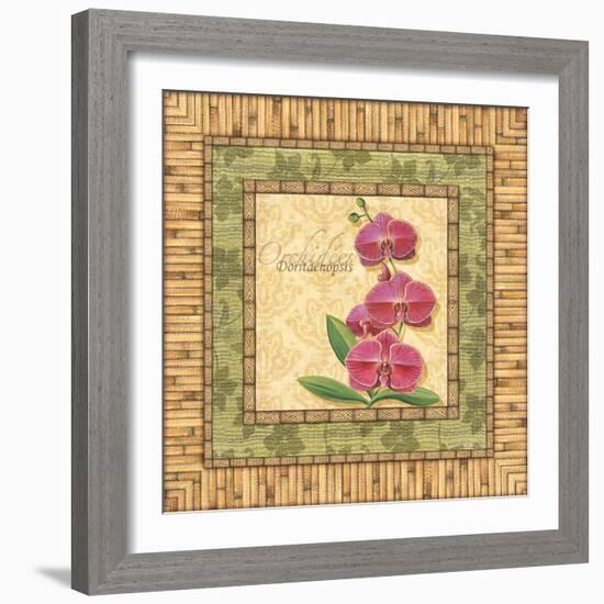 Bright Orchids IV-Charlene Audrey-Framed Art Print