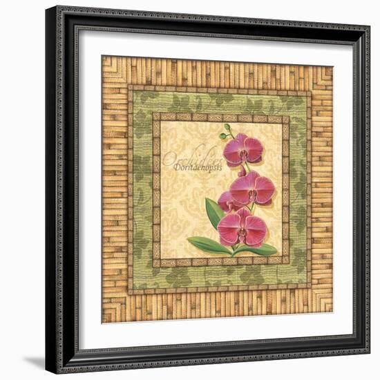 Bright Orchids IV-Charlene Audrey-Framed Art Print