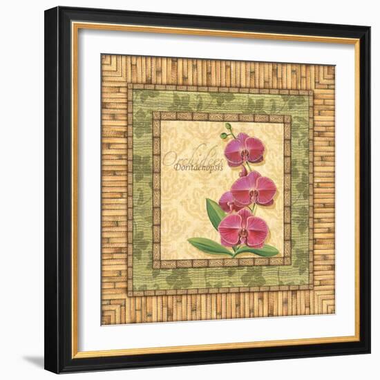 Bright Orchids IV-Charlene Audrey-Framed Art Print