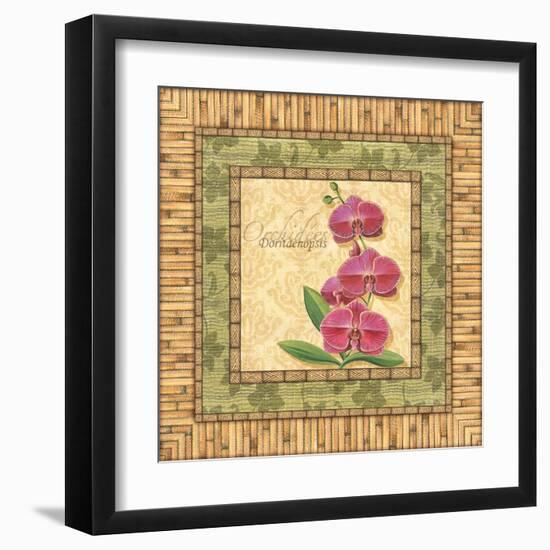 Bright Orchids IV-Charlene Audrey-Framed Art Print