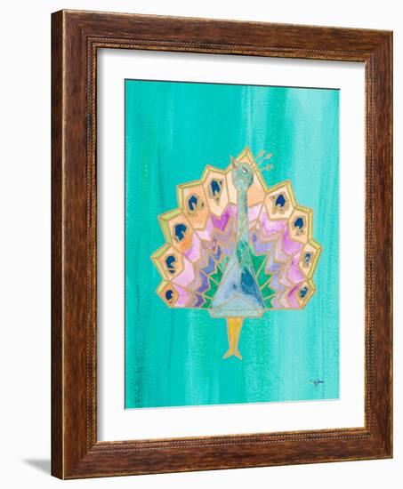 Bright Origami IV-Nola James-Framed Art Print