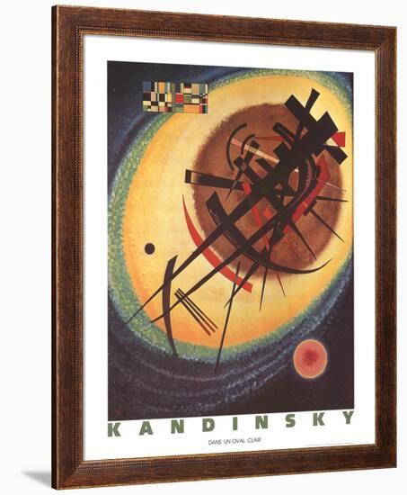 Bright Oval-Wassily Kandinsky-Framed Collectable Print