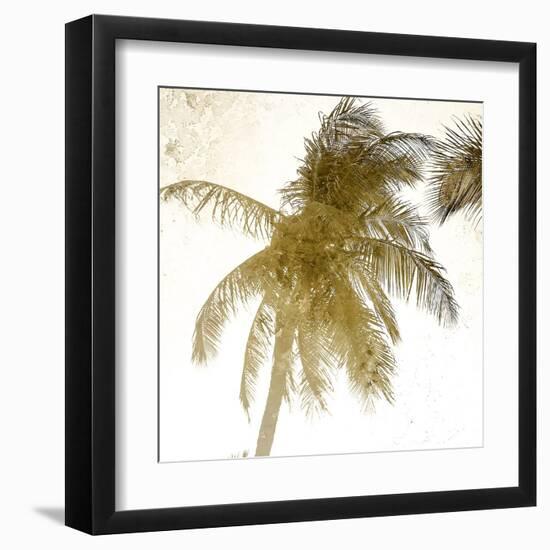 Bright Palm Gold 1-Kimberly Allen-Framed Art Print