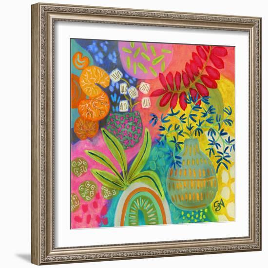 Bright Pots-Suzanne Allard-Framed Art Print