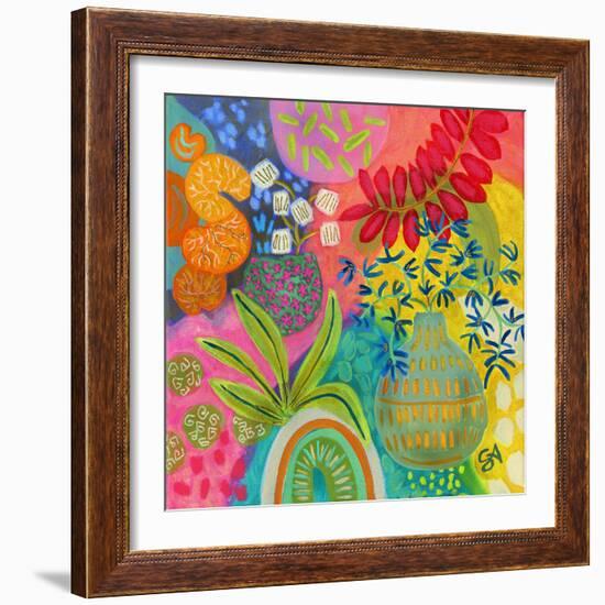 Bright Pots-Suzanne Allard-Framed Art Print