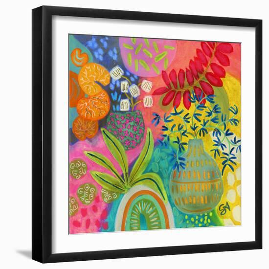 Bright Pots-Suzanne Allard-Framed Art Print