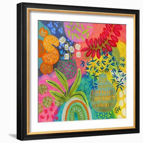 Bright Pots-Suzanne Allard-Framed Art Print