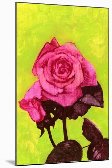 Bright Rose, 1980s-George Adamson-Mounted Giclee Print
