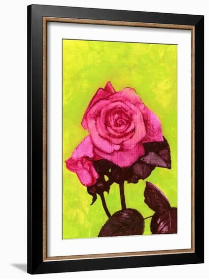 Bright Rose, 1980s-George Adamson-Framed Giclee Print