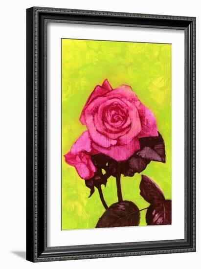 Bright Rose, 1980s-George Adamson-Framed Giclee Print