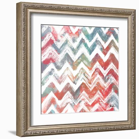 Bright Rustic Chevron-Patricia Pinto-Framed Art Print