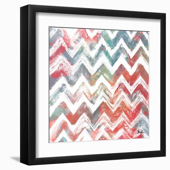 Bright Rustic Chevron-Patricia Pinto-Framed Art Print