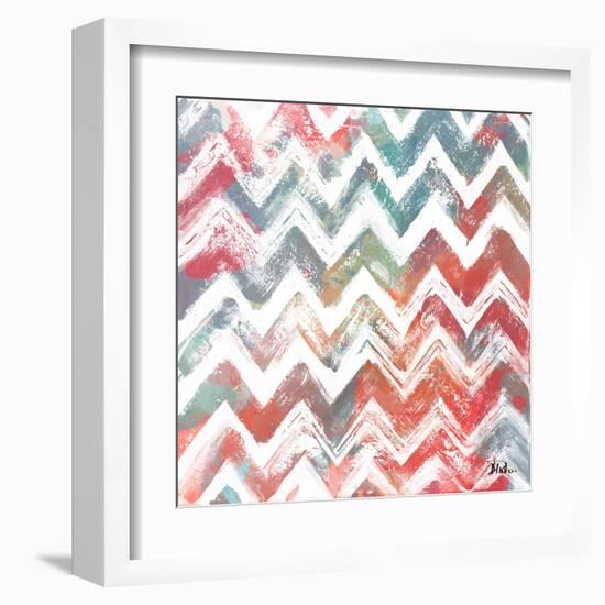 Bright Rustic Chevron-Patricia Pinto-Framed Art Print