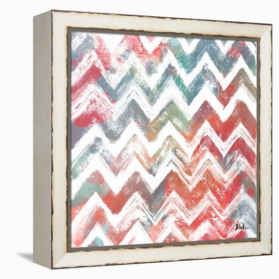 Bright Rustic Chevron-Patricia Pinto-Framed Stretched Canvas