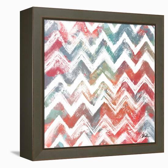 Bright Rustic Chevron-Patricia Pinto-Framed Stretched Canvas